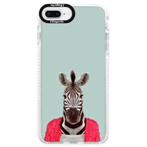 Silikónové púzdro Bumper iSaprio - Zebra 01 - iPhone 8 Plus