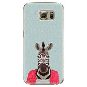 Plastové puzdro iSaprio - Zebra 01 - Samsung Galaxy S6 Edge Plus