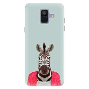 Silikónové puzdro iSaprio - Zebra 01 - Samsung Galaxy A6