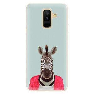 Silikónové puzdro iSaprio - Zebra 01 - Samsung Galaxy A6+