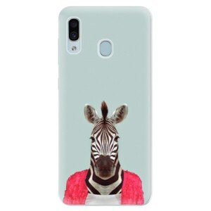 Silikónové puzdro iSaprio - Zebra 01 - Samsung Galaxy A30