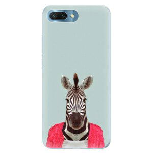 Silikónové puzdro iSaprio - Zebra 01 - Huawei Honor 10