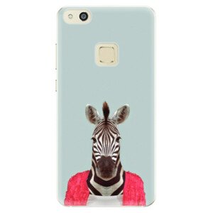 Silikónové puzdro iSaprio - Zebra 01 - Huawei P10 Lite