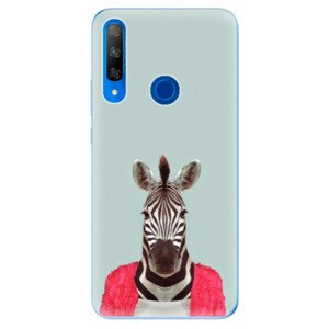 Odolné silikónové puzdro iSaprio - Zebra 01 - Huawei Honor 9X