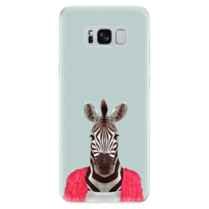 Odolné silikónové puzdro iSaprio - Zebra 01 - Samsung Galaxy S8