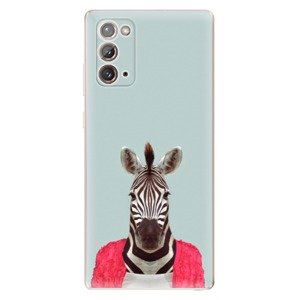 Odolné silikónové puzdro iSaprio - Zebra 01 - Samsung Galaxy Note 20
