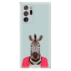 Odolné silikónové puzdro iSaprio - Zebra 01 - Samsung Galaxy Note 20 Ultra