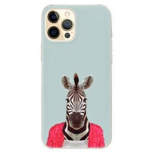 Odolné silikónové puzdro iSaprio - Zebra 01 - iPhone 12 Pro Max