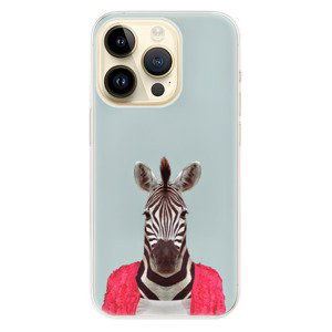 Odolné silikónové puzdro iSaprio - Zebra 01 - iPhone 14 Pro