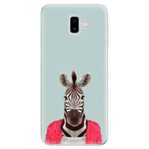 Odolné silikónové puzdro iSaprio - Zebra 01 - Samsung Galaxy J6+