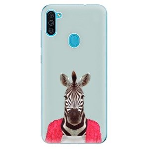 Odolné silikónové puzdro iSaprio - Zebra 01 - Samsung Galaxy M11