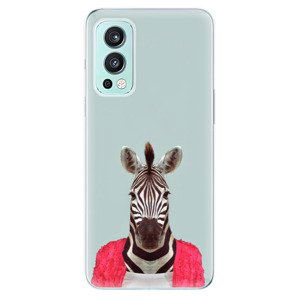 Odolné silikónové puzdro iSaprio - Zebra 01 - OnePlus Nord 2 5G