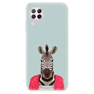 Odolné silikónové puzdro iSaprio - Zebra 01 - Huawei P40 Lite