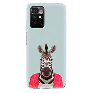 Odolné silikónové puzdro iSaprio - Zebra 01 - Xiaomi Redmi 10