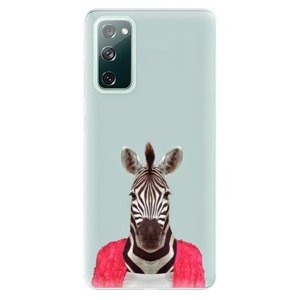 Odolné silikónové puzdro iSaprio - Zebra 01 - Samsung Galaxy S20 FE