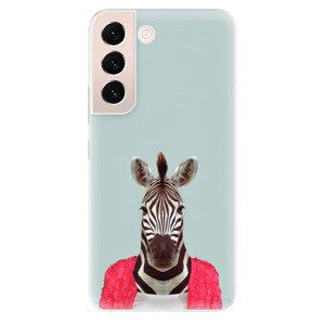 Odolné silikónové puzdro iSaprio - Zebra 01 - Samsung Galaxy S22+ 5G