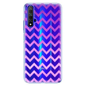 Plastové puzdro iSaprio - Zigzag - purple - Huawei Honor 20