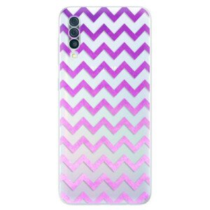 Odolné silikónové puzdro iSaprio - Zigzag - purple - Samsung Galaxy A50