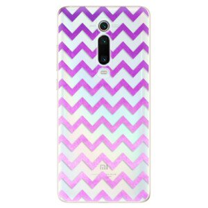 Odolné silikónové puzdro iSaprio - Zigzag - purple - Xiaomi Mi 9T Pro