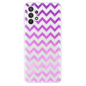 Odolné silikónové puzdro iSaprio - Zigzag - purple - Samsung Galaxy A32