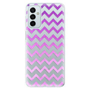 Odolné silikónové puzdro iSaprio - Zigzag - purple - Samsung Galaxy M23 5G