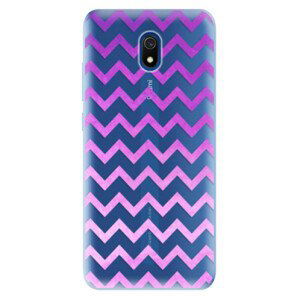 Odolné silikónové puzdro iSaprio - Zigzag - purple - Xiaomi Redmi 8A