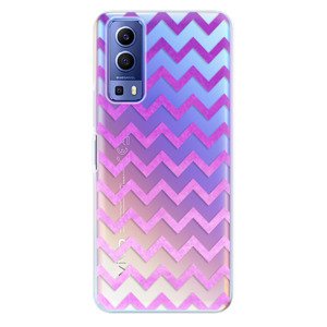 Odolné silikónové puzdro iSaprio - Zigzag - purple - Vivo Y72 5G