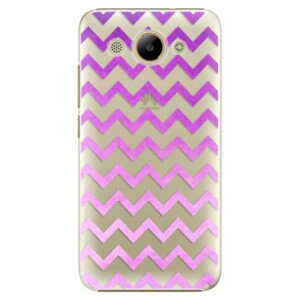 Plastové puzdro iSaprio - Zigzag - purple - Huawei Y3 2017