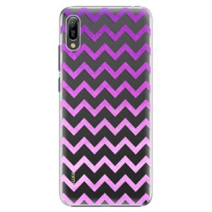 Plastové puzdro iSaprio - Zigzag - purple - Huawei Y6 2019