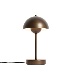 Retro stolná lampa tmavá bronzová - Magnax Mini