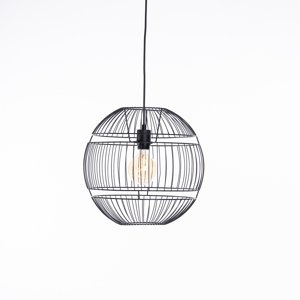 Moderne hanglamp zwart 38cm E27 - Sphaera