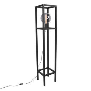 Priemyselná stojaca lampa čierna - Big Cage 2