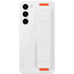 Silikónové puzdro Samsung na Samsung Galaxy S23+ 5G S916 EF-GS916TWE Silicone Strap White