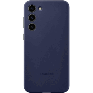 Silikónové puzdro Samsung na Samsung Galaxy S23+ 5G S916 EF-PS916TNE Silicone Cover Navy