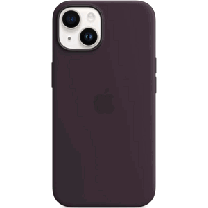 Silikónové puzdro Apple na Apple iPhone 14 MPT03ZM/A Silicone Case with MagSafe Elderberry