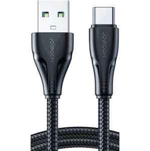 Joyroom Surpass Series S-UC027A11, USB-A na USB-C, 3A, 2m, čierny