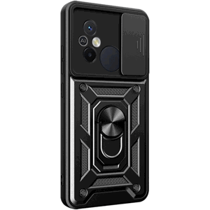 Odolné puzdro na Motorola Moto G54 5G/G54 5G Power Edition Camshield Ring Armor čierne