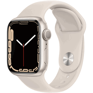 Apple Watch Series 7 41mm GPS Starlight Aluminum Case - Starlight Sport Band Nový z výkupu