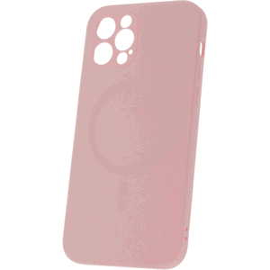 Silikónové puzdro na Apple iPhone 13 Pro Max Mag Invisible Pastel ružové