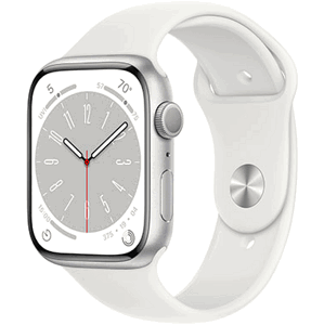 Apple Watch Series 8 41mm Silver Aluminium Case with White Sport Band Nový z výkupu