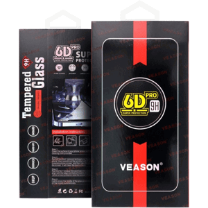 Tvrdené sklo na Xiaomi Redmi 13C/Poco C65 Veason 6D Pro celotvárové čierne