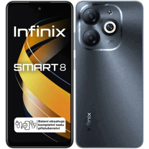 Infinix Smart 8, 3/64 GB, Dual SIM, Timber Black - SK distribúcia