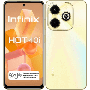 Infinix Hot 40i, 8/256 GB, Dual SIM, Horizont Gold - SK distribúcia