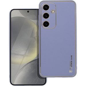 Plastové puzdro na Samsung Galaxy S24 5G S921 Leather modré
