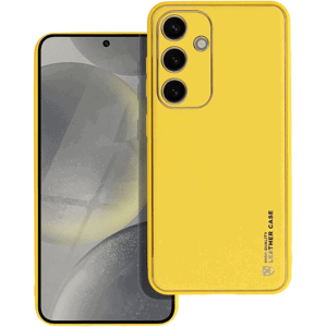 Plastové puzdro na Samsung Galaxy A05s A057 Leather žlté