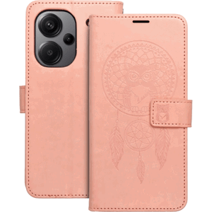 Diárové puzdro na Xiaomi Redmi Note 13 Pro Plus 5G MEZZO dreamcatcher peach fuzz