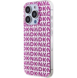 DKNY PC/TPU Repeat Pattern Apple iPhone 15 Pro DKHCP15LHOPECP Pink