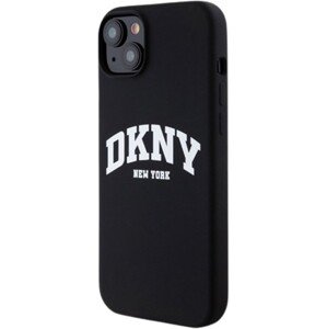 DKNY Liquid Silicone Arch Logo MagSafe Apple iPhone 15 DKHMP15SSNYACH Black