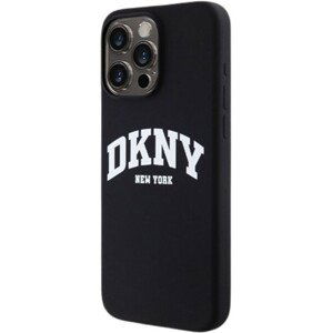DKNY Liquid Silicone Arch Logo MagSafe Apple iPhone 15 Pro Max DKHMP15XSNYACH Black