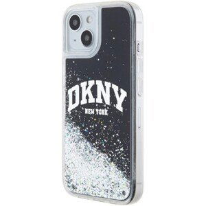 DKNY Liquid Glitter Arch Logo Apple iPhone 15 DKHCP15SLBNAEK Black